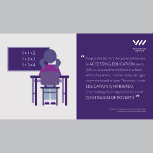 Vision can hinder education