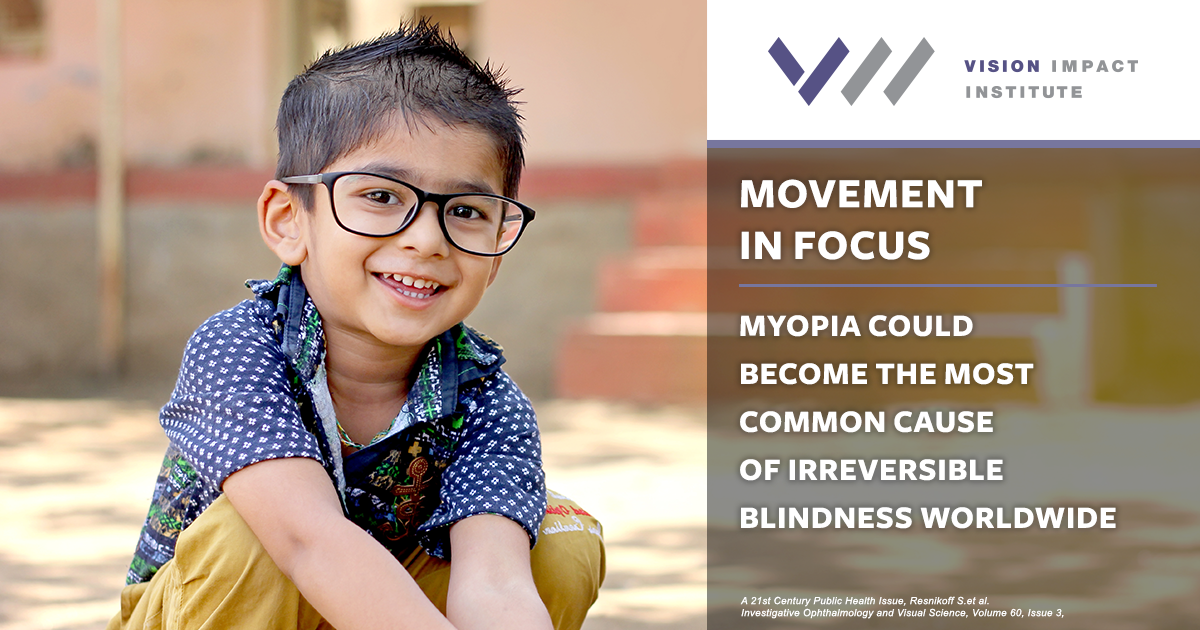 Today there is a myopia movement happening. A quick Google search reveals that discussions about visual myopia as a public health issue arrived on the scene in 2005, yet until recently, it remained an issue without a cause. Key research highlights that the global prevalence of myopia is continuing to rise to crisis levels as we approach 2050, but why does this research matter? What does it really mean – the myopia epidemic – and why do we need a movement to change the direction our world’s vision is heading